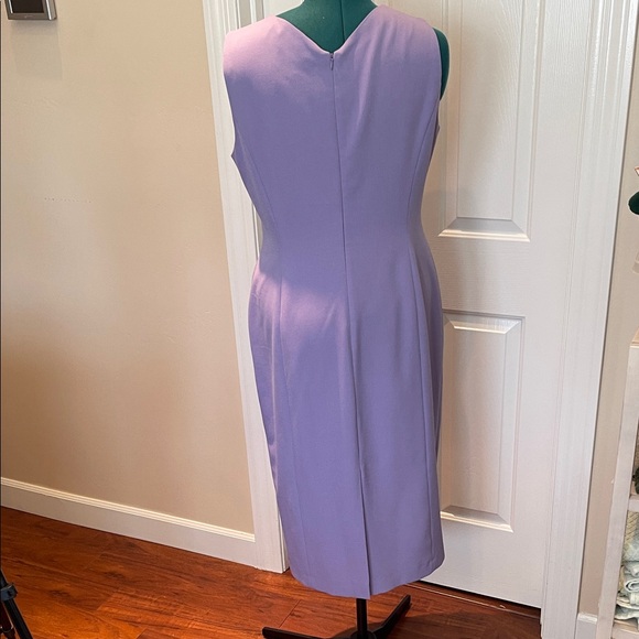 Preston & York Lavender Sleeveless Midi Sheath Dress - Picture 6 of 8